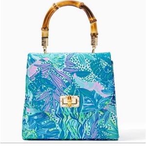 Lilly Pulitzer NWT bamboo Purse and wallet!